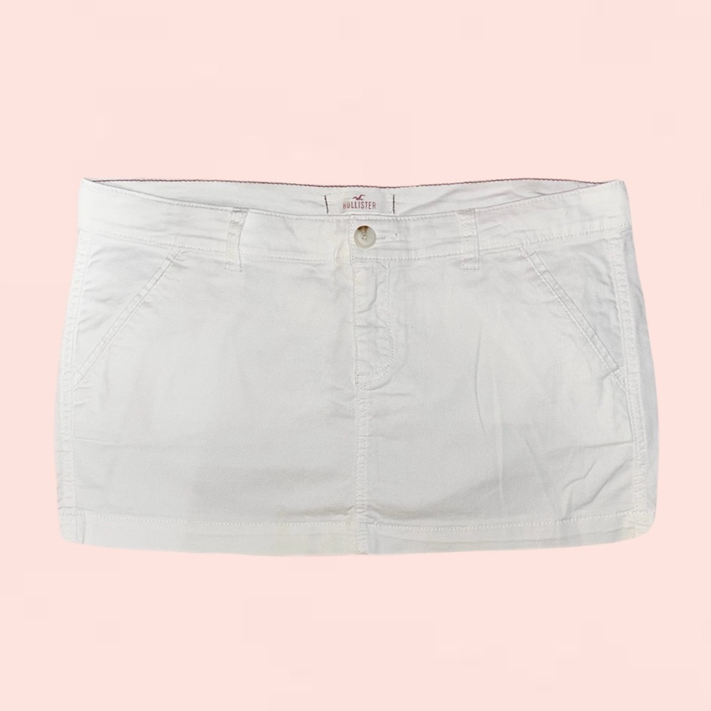 RARE VINTAGE COTTON HOLLISTER MINI SKIRT LOW RISE MID RISE